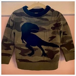 Camo T Rex Toddler Boy’s Sweater by Gap (2T)